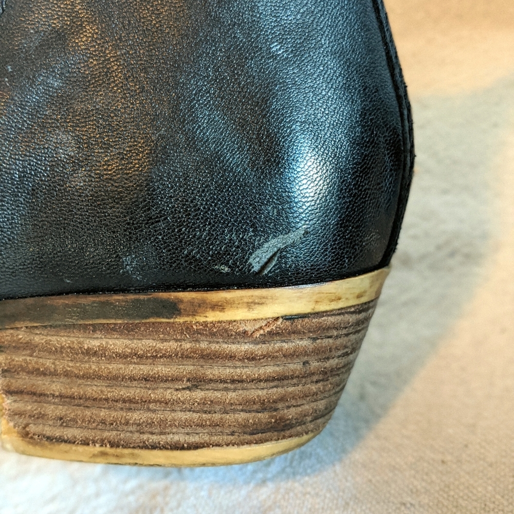 Lucky Brand Double Zipper Ankle Boots - Picture 7 of 8